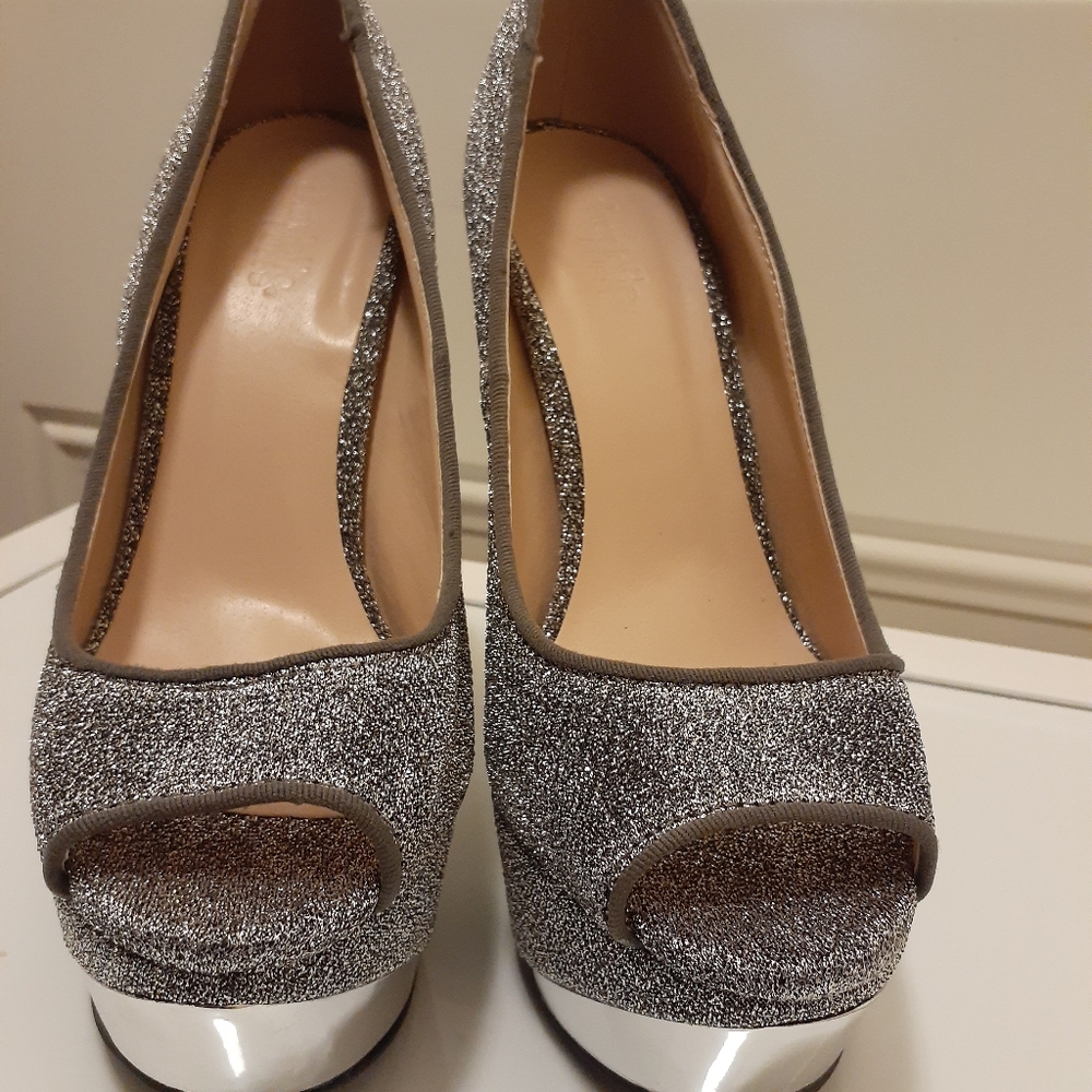 Charlotte Russe High Heels , open toe shoes.